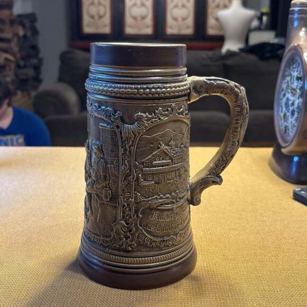 Vintage Original Thewalt Stoneware Beer Stein West Germany, Alt Grenzau